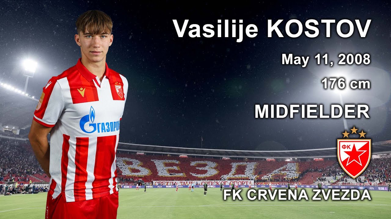 VASILIJE KOSTOV * MIDFIELDER * FK CRVENA ZVEZDA * 2025/26