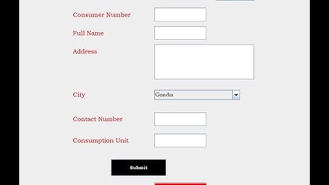 Energy Billing System using Java Swing