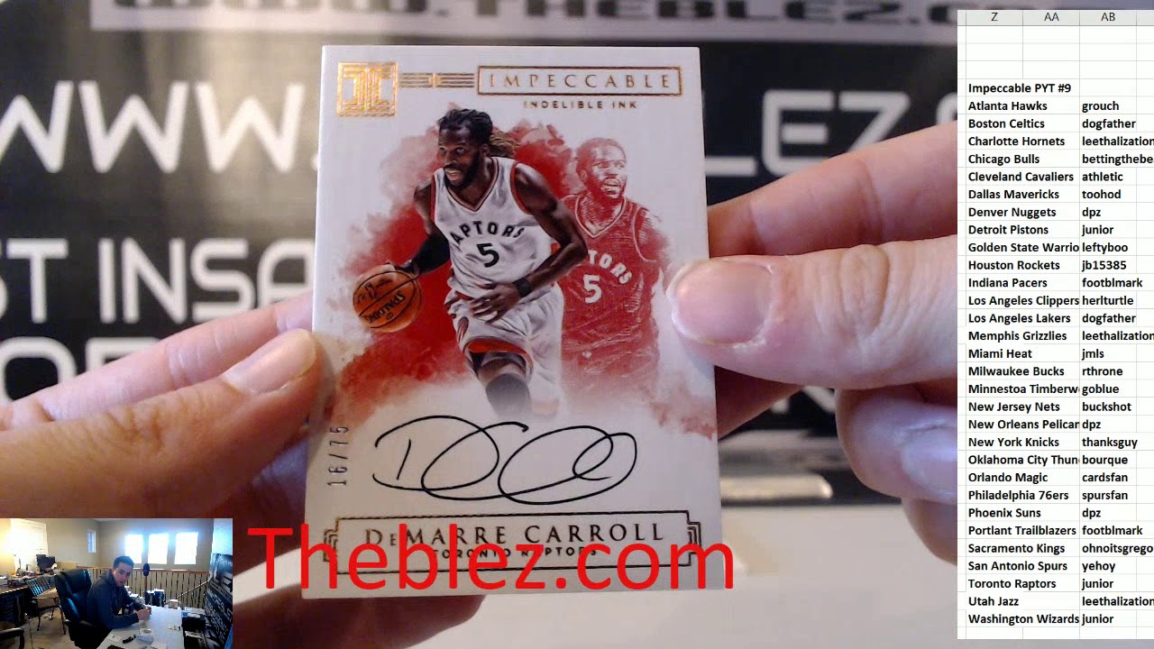 201617 Panini Impeccable Basketball Case Break PYT 9 YouTube