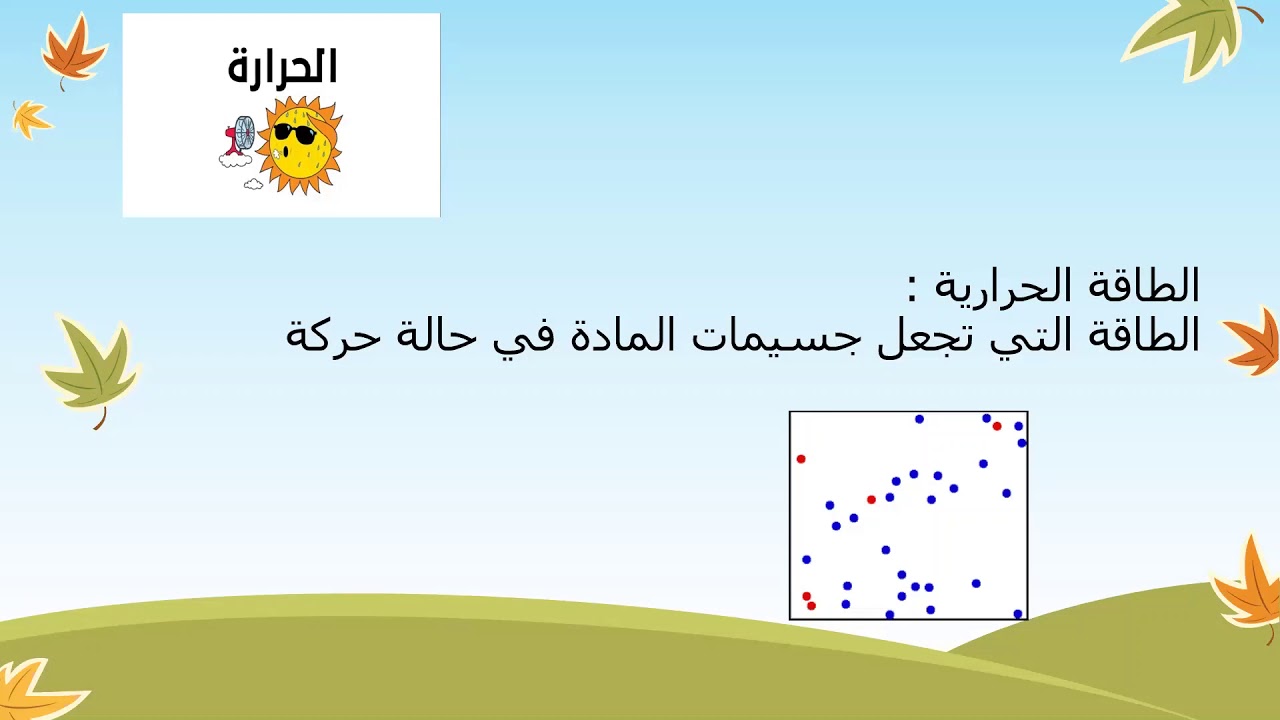 رابع ابتدائي/علوم/درس الحرارة