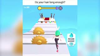 Hair Challenge - game ad by Rollic Games screenshot 2