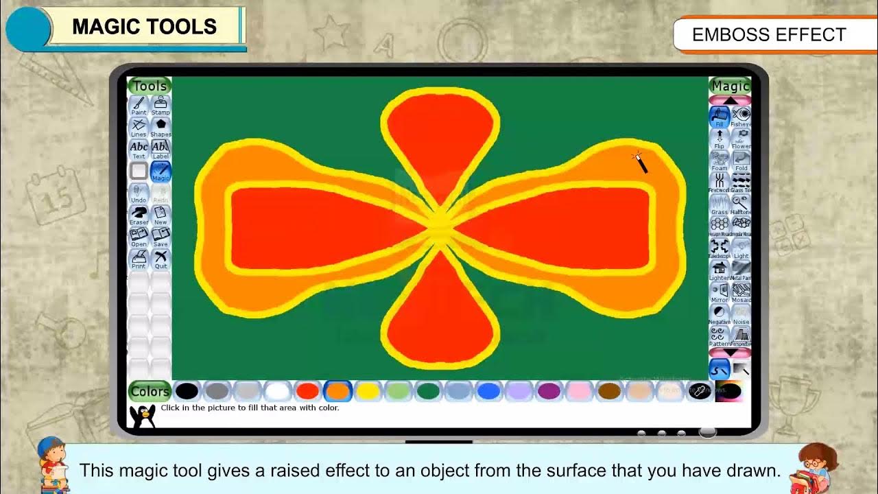 Emboss Effect in Tux Paint YouTube