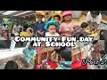 Community fun day at rayyan school  part 2  game african drum music  ratna ripons family
