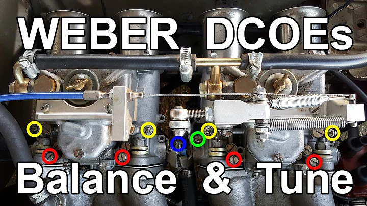 Ajuste perfecto de carburadores Weber DCOE | ¡Mejora el rendimiento de tu motor!