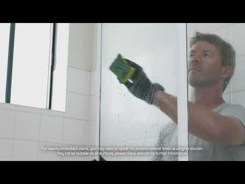CLR - How to clean your Shower Screen with NEW CLR Ready to Use 750ml Spray