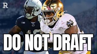 DO NOT DRAFT These 6 Rookies! 2026 NFL Draft Prospects Fantasy Football Managers Should FADE