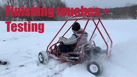 Go Kart Axle Conversion - Finishing Touches and Testing (Part 3)