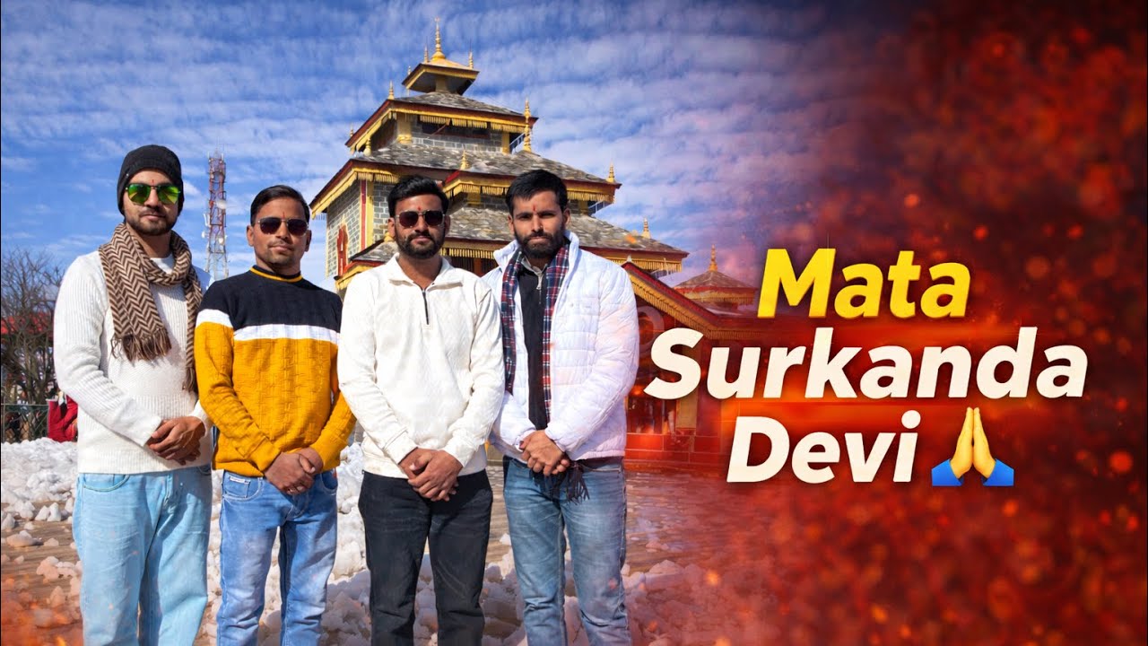 Mata Surkanda Devi Mandir Uttarakhand 🔱 | First Time Darshan Vlog