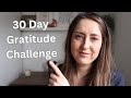 My 30 Day Gratitude Challenge