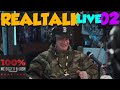 100% Realtalk LIVE #02 | Fler Vs. Juju Vs. Katja | Orgi Vs. Alice | Atzenkalle | Taktloss & Falk