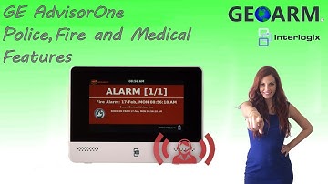 GE Interlogix AdvisorOne - Police, Fire and Medical Panic Features