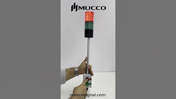 Led Andon Kit Stack Light With Two Layer | İki Katlı Andon Kit Işıklı Kolon | Mucco Sinyalteknik