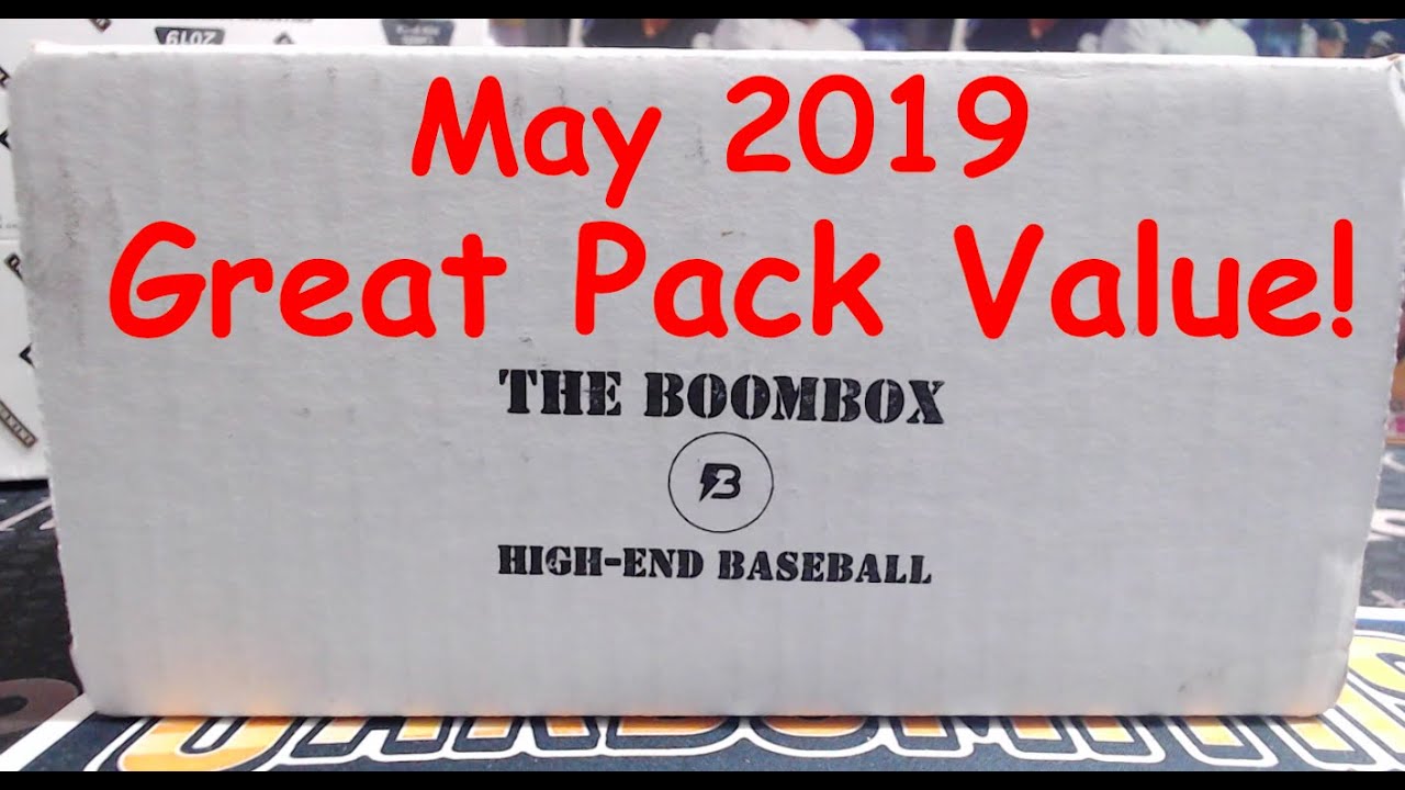 The Original Boombox Baseball High End ** Incredible Pack Value and Lineup! **