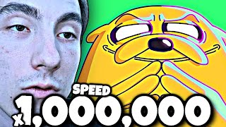 Jake's Nice Clock SPEED 1000000X Reaction