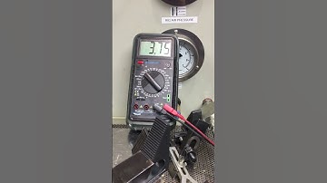 Magnetic pickup testing on a flywheel at Bartech Marine Engineering