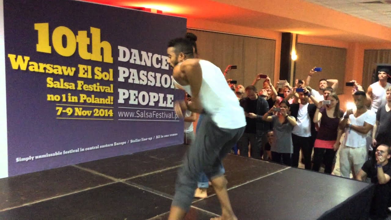 Maykel Fonts and Kirenia Cantin - Rumba Guaguanco - 10th Warsaw El Sol Salsa Festival 2014