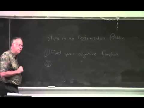 Lesson 31 4 Steps for Solving Optimization Problems - YouTube