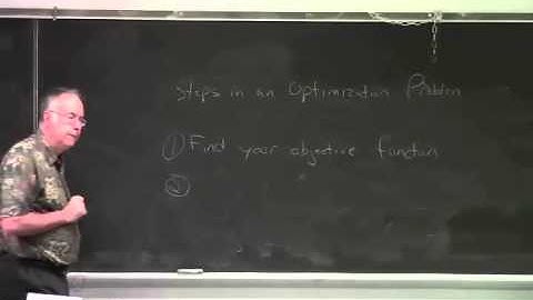 Lesson 31 4 Steps for Solving Optimization Problems