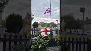 Flying The Union Jack National Flag Of The United Kingdom