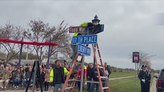 Fallen Clinton police officer honored with street name