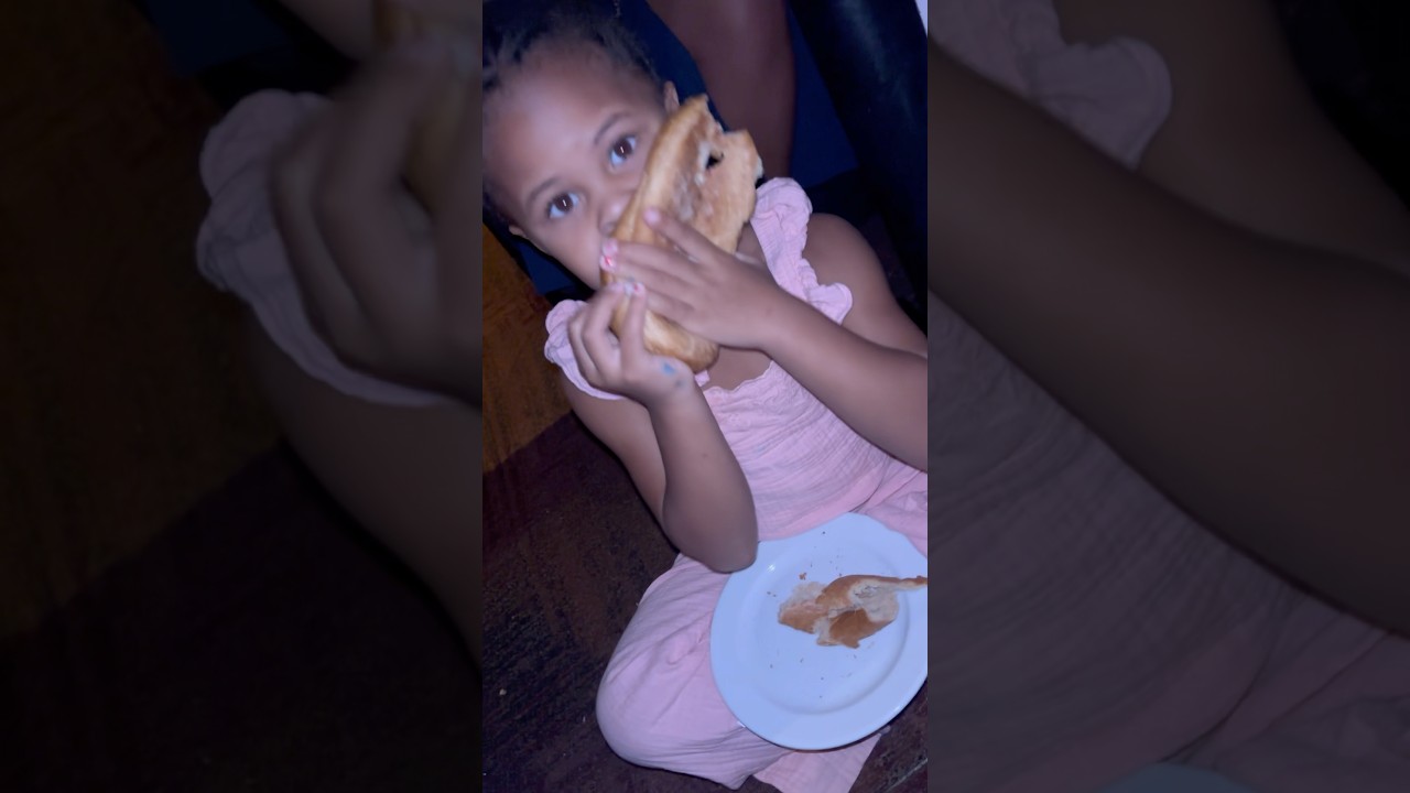 Dad catches daughter eating food under the table and this happens 