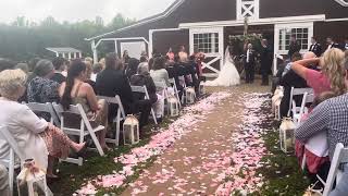 Beautiful barn wedding Emma and Caleb