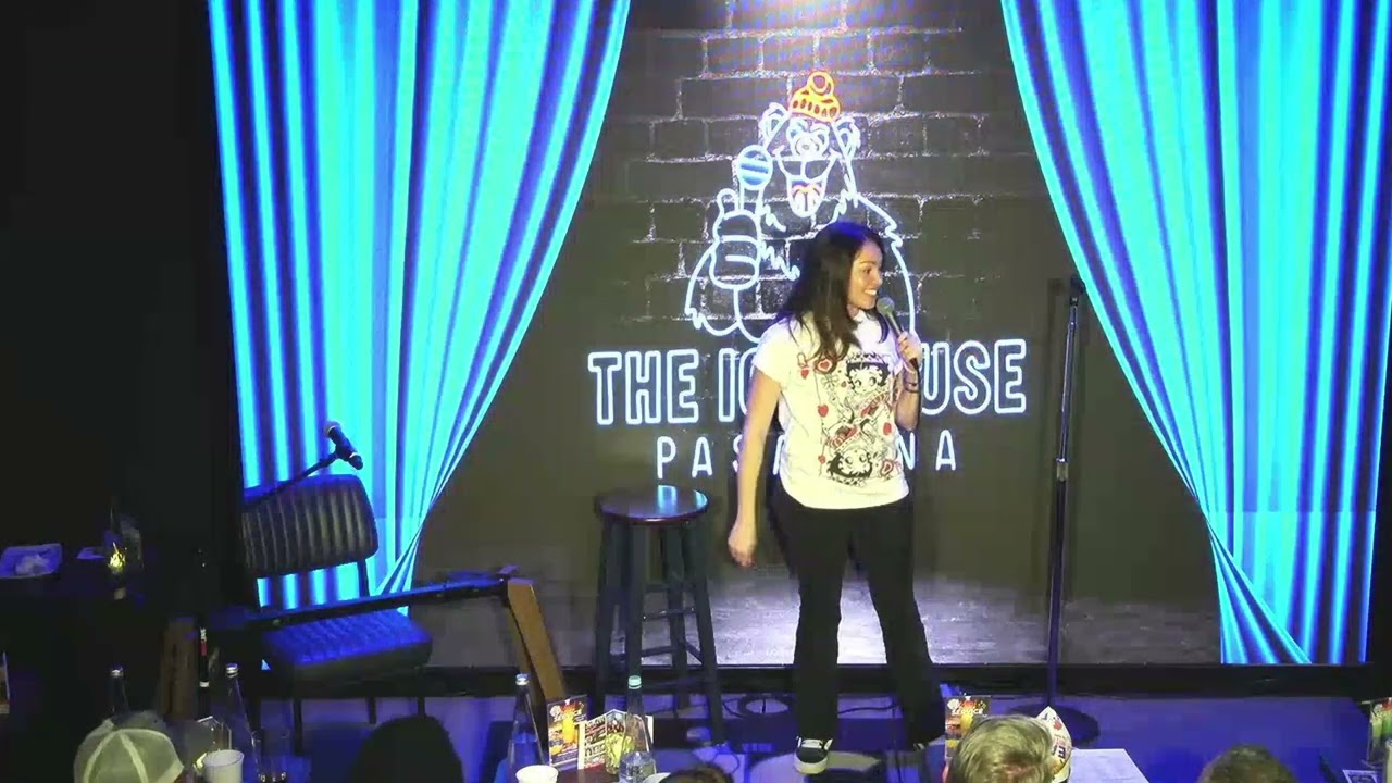 Gabrielle Vargas performing at The Ice House in Pasadena California 2025