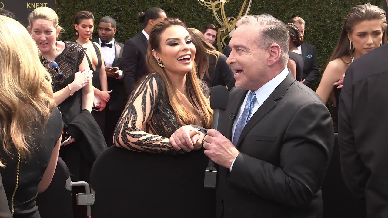 Lilly Melgar Interview -  The Bay - 45th Annual Daytime Emmy Red Carpet