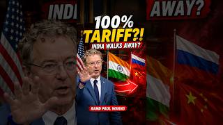 Rand Paul Warns: 100% Tariff on India Could Push It Toward Russia & China