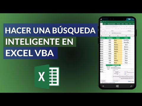 Cómo hacer una búsqueda inteligente en EXCEL VBA - Tablas y formulariosc