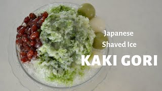 【Japanese Shaved Ice】Matcha\&Red Rean Paste Kakigori ~The Best Summer Treat! (EP124)