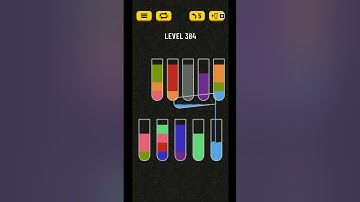 Water Sort Puzzle Level 384 Solved