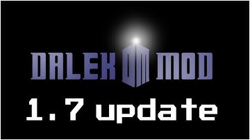 Dalek Mod┃1.7 Progress Video