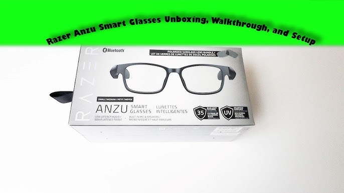 Razer Anzu Smart Glasses Rectangle Blue Light Gafas de Sol con Audio  Bluetooth L