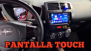 COMO INSTALAR ESTERIO CON PANTALLA EN UN SCION XD 2008-2014