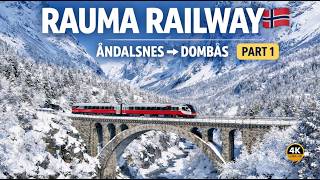 Norways Most Scenic Train? Rauma Railway Åndalsnes To Dombås Train Part 1