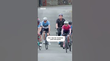 That London morning bicycle traffic 😭 #InteriorDesignMasters #iPlayer