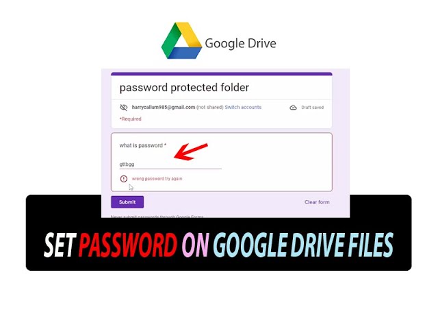 How to Set Security Password on your Google Drive App 