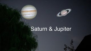 Both Saturn & Jupiter Tonight - Canon R & RA Cameras