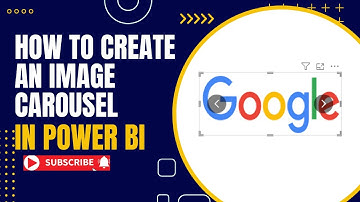 How to Create an Image Carousel in Power BI | Step-by-Step Tutorial