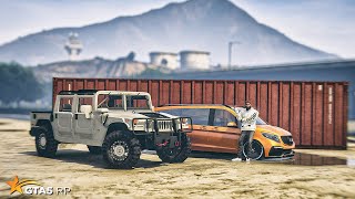 ВЫБИЛИ ПЕРВЫЙ Mercedes-Benz V250 И ХАММЕР. КОНТЕЙНЕРЫ В ГТА 5 РП/GTA 5 RP BURTON