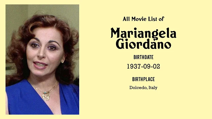 Mariangela Giordano Movies list Mariangela Giordan...