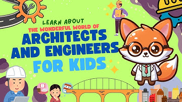 👷‍♀️🛠️WHAT IS AN ENGINEER AND ARCHITECT FOR KIDS. LEARN about ENGINEERING ☀️Curious Explorers club