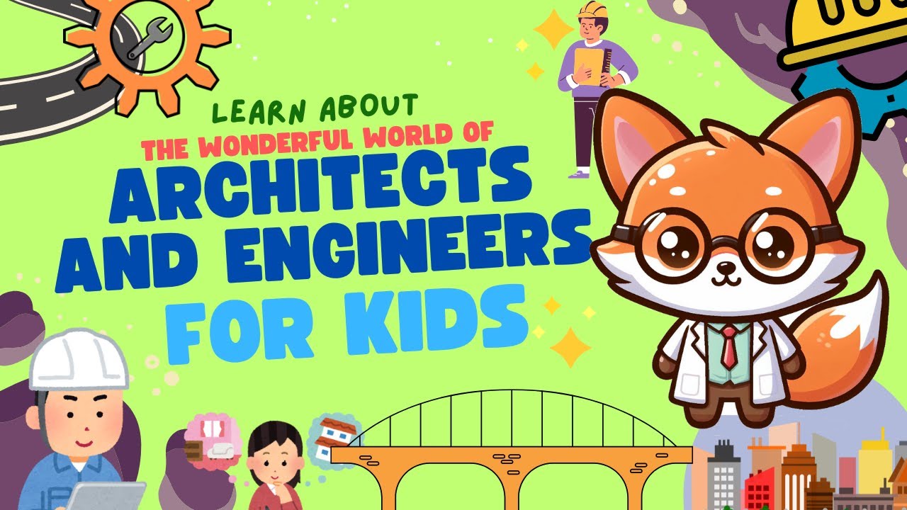 👷‍♀️🛠️WHAT IS AN ENGINEER AND ARCHITECT FOR KIDS. LEARN about ENGINEERING ☀️Curious Explorers club