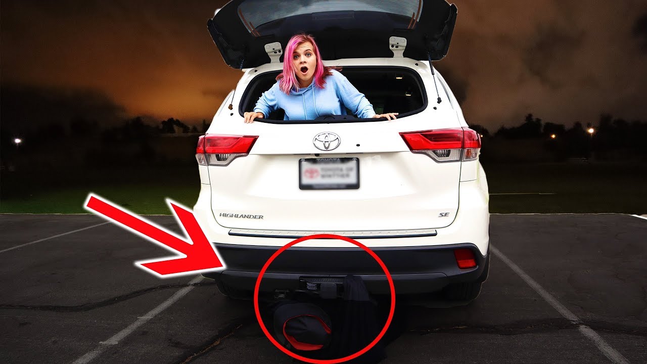 24 Hours Inside My CAR and Scary OVERNIGHT Creepy 3 AM CHALLENGE! YouTube