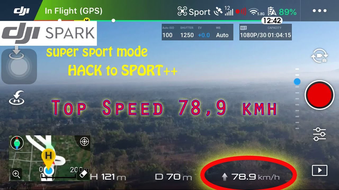 sport mode dji spark