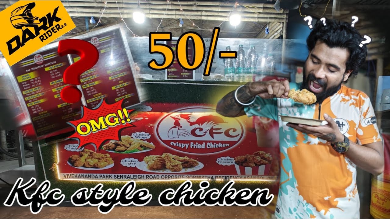 "Insane rs/-50 KFC-Style Chicken takeover hits Asansol Street at CFC 🍗🔥"