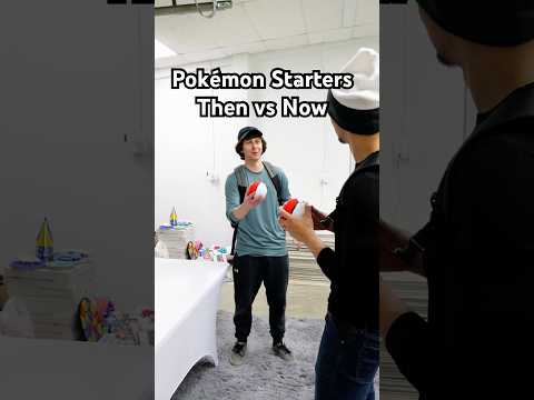 Pokémon Starters Then vs Now