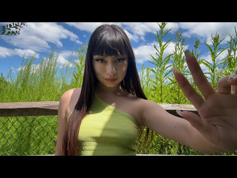 ASMR Outside | Plucking & Scratching