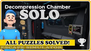 How to Solve ALL Puzzles for DECOMPRESSION CHAMBER in Escape Simulator! | Game Guide screenshot 4
